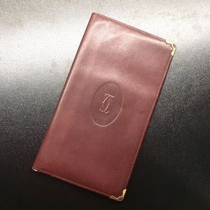 Authentic Les Must de Cartier Bifold Wallet